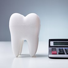 computer illustrated giant tooth